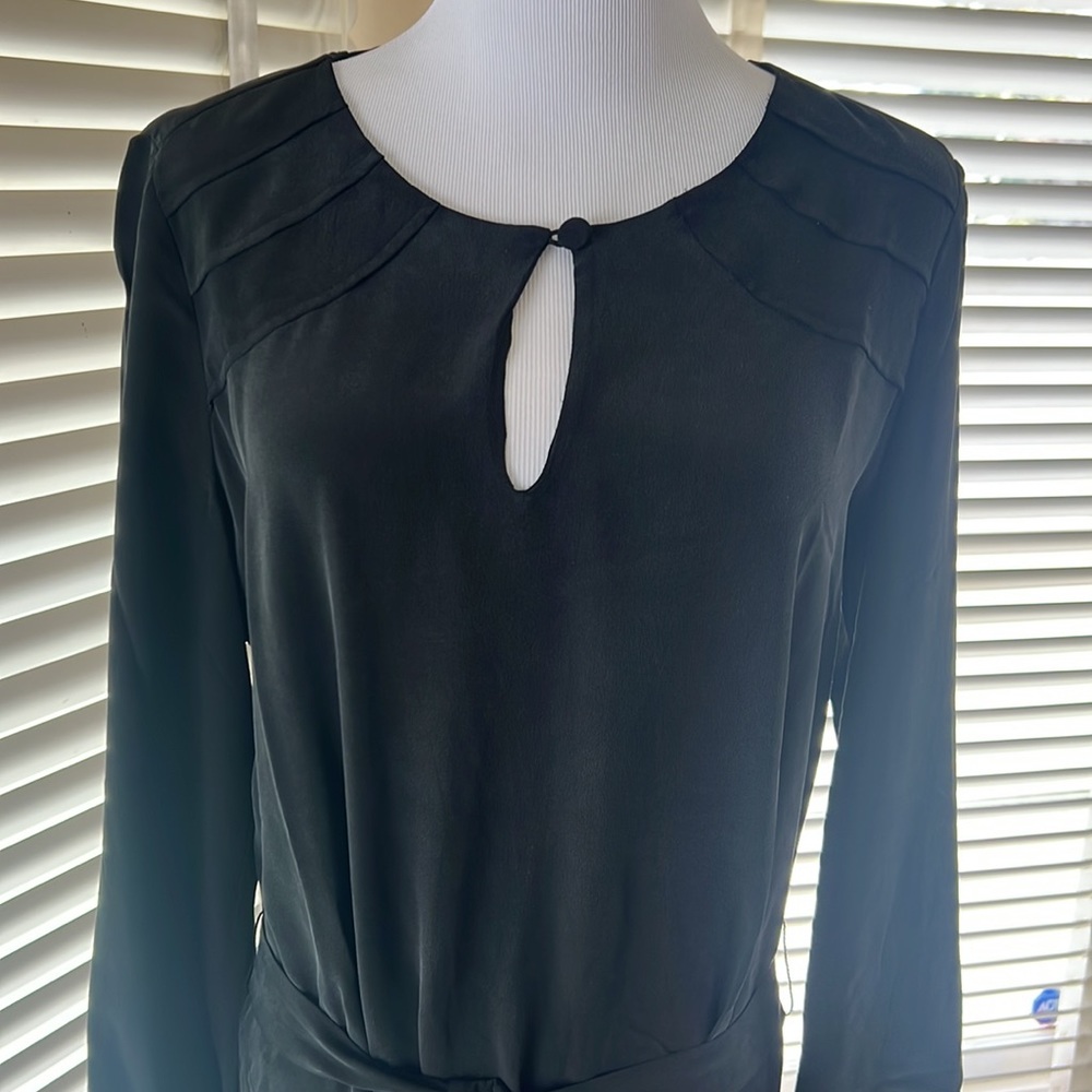 Brochu Walker Silk Dress Black Small